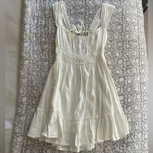 White mini dress!